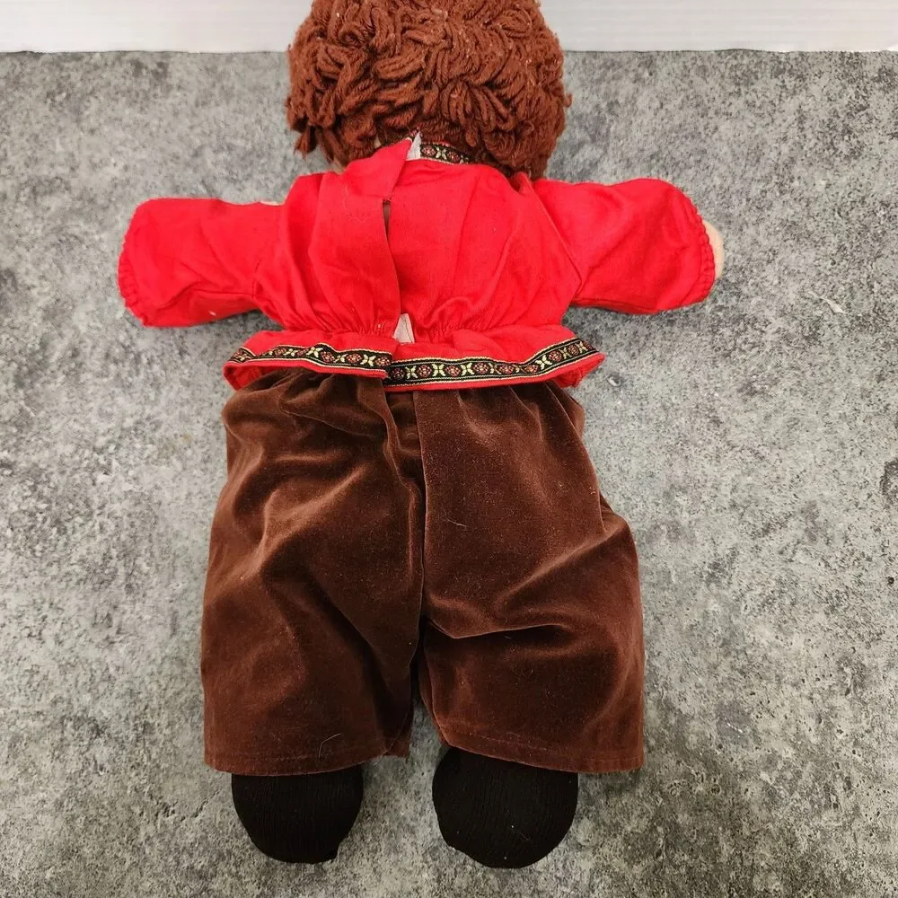 VTG 1985 Cabbage Patch Kids Boy Doll World Travelers Russian Outfit